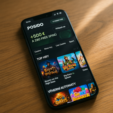 Posido - Mobilní verze - Responzivní design pro Android a iPhone